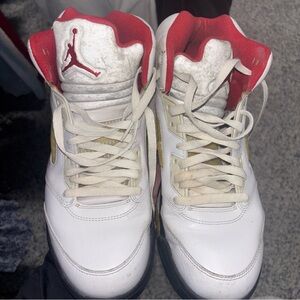 Nike Red and White Sneakers